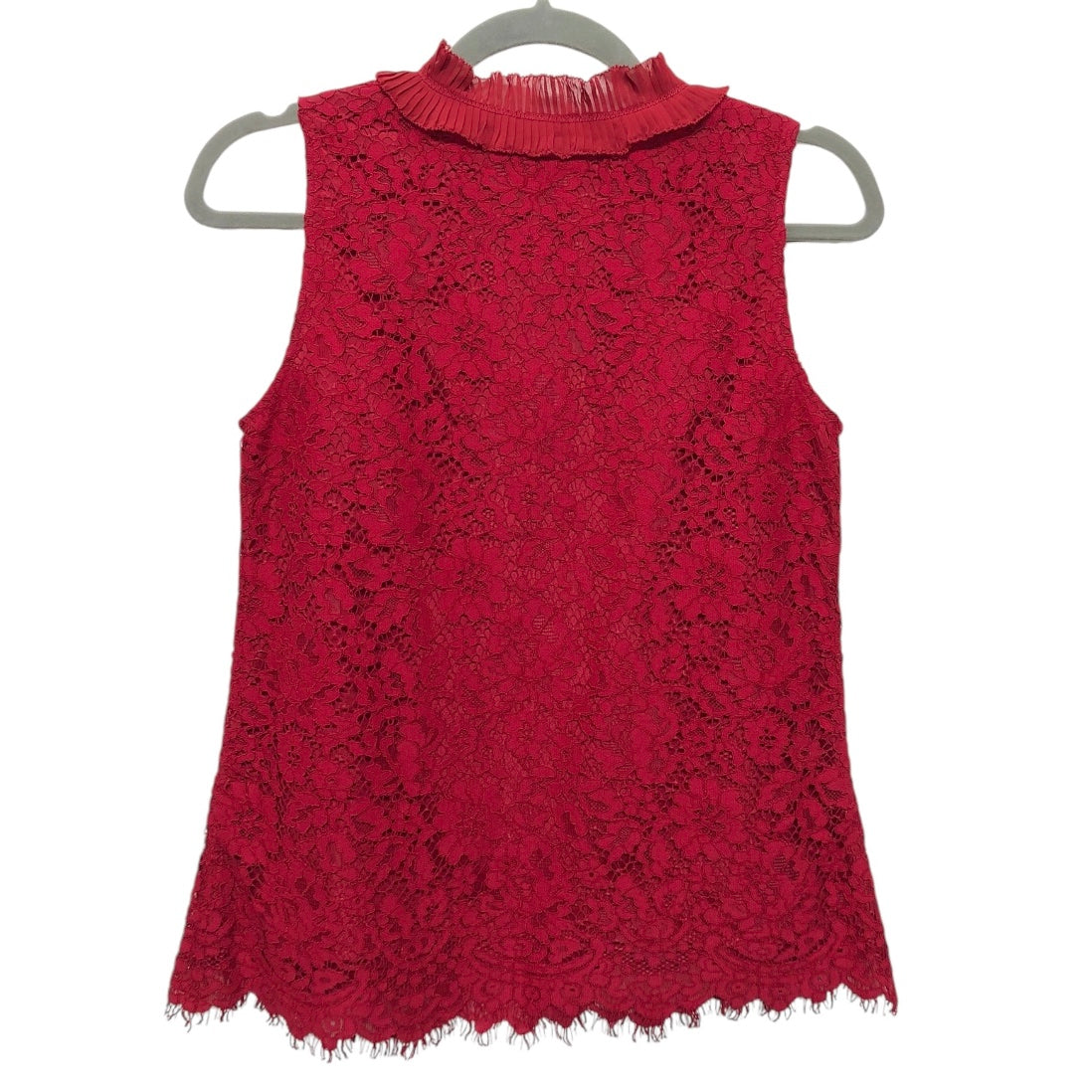 Top Sleeveless By J. Crew In Red, Size: Xs