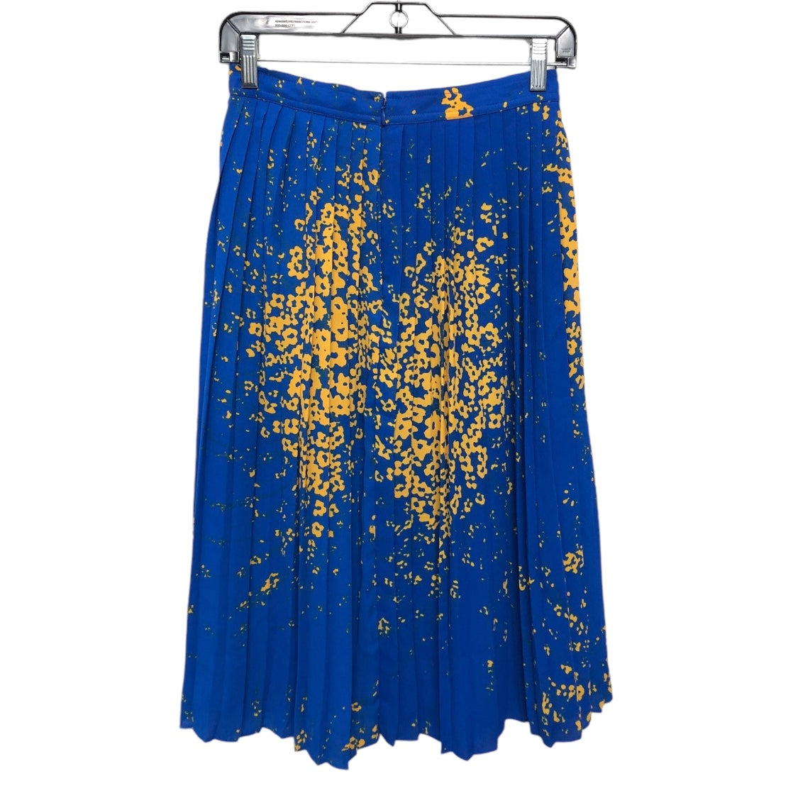 Skirt Midi By J. Crew In Blue & Yellow, Size: 0