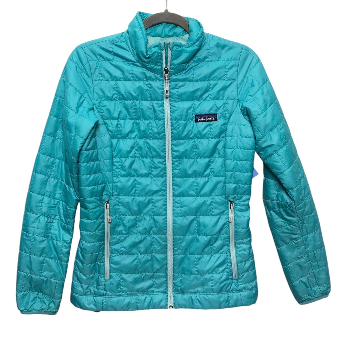 Jacket Puffer & Quilted By Patagonia In Blue, Size: Xxs