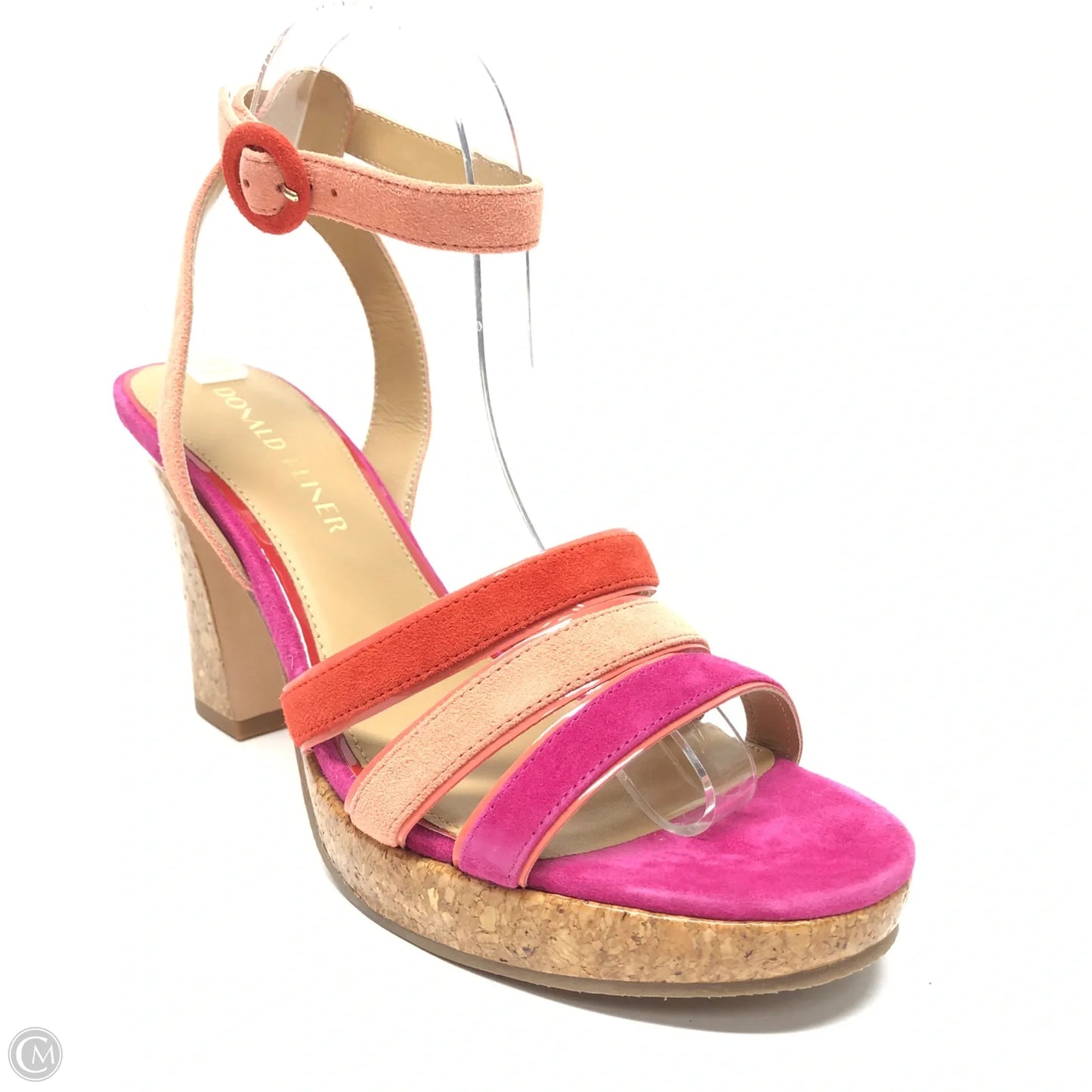 Sandals Heels Block By Donald Pliner In Pink, Size: 9