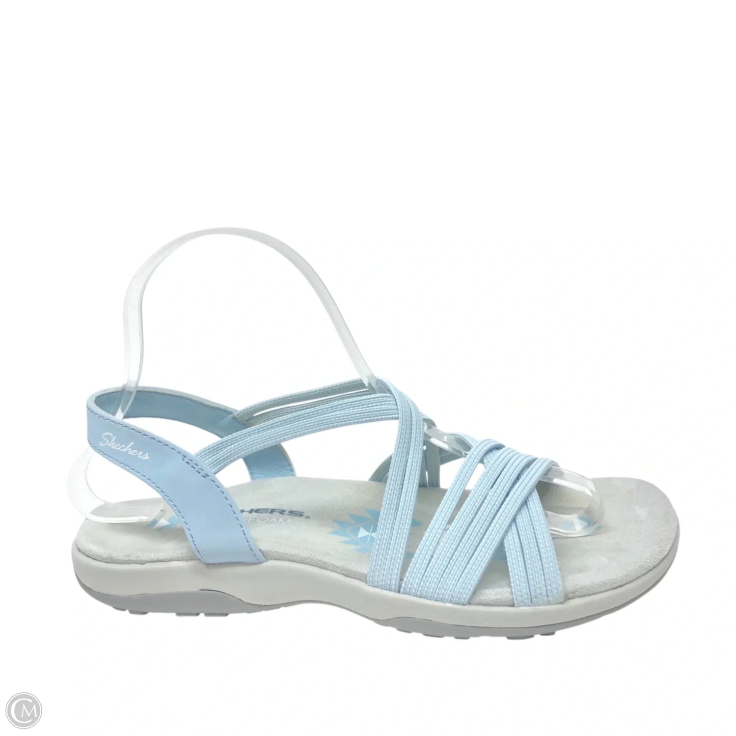 Sandals Flats By Skechers In Blue, Size: 7