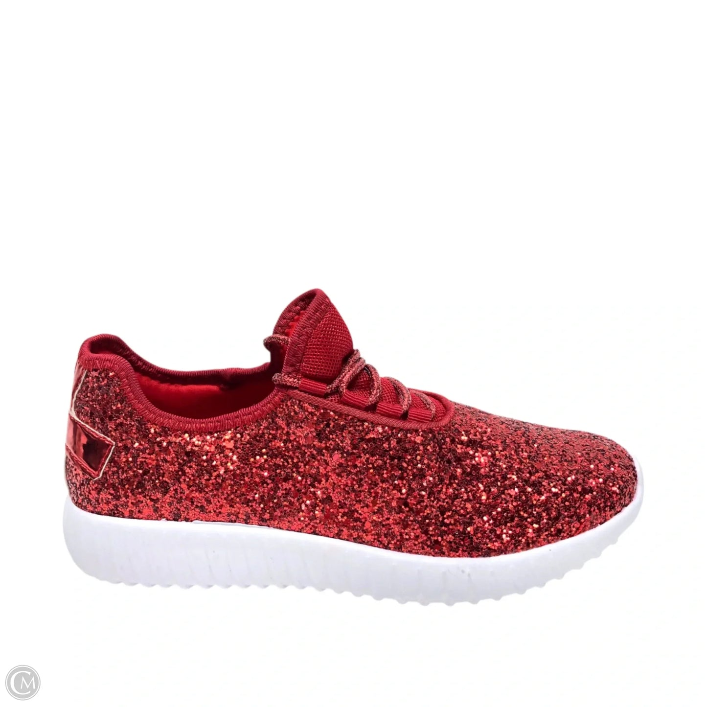 Shoes Sneakers By Forever In Red, Size: 7