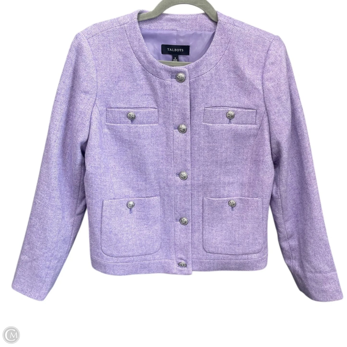 Blazer By Talbots In Purple, Size: 8
