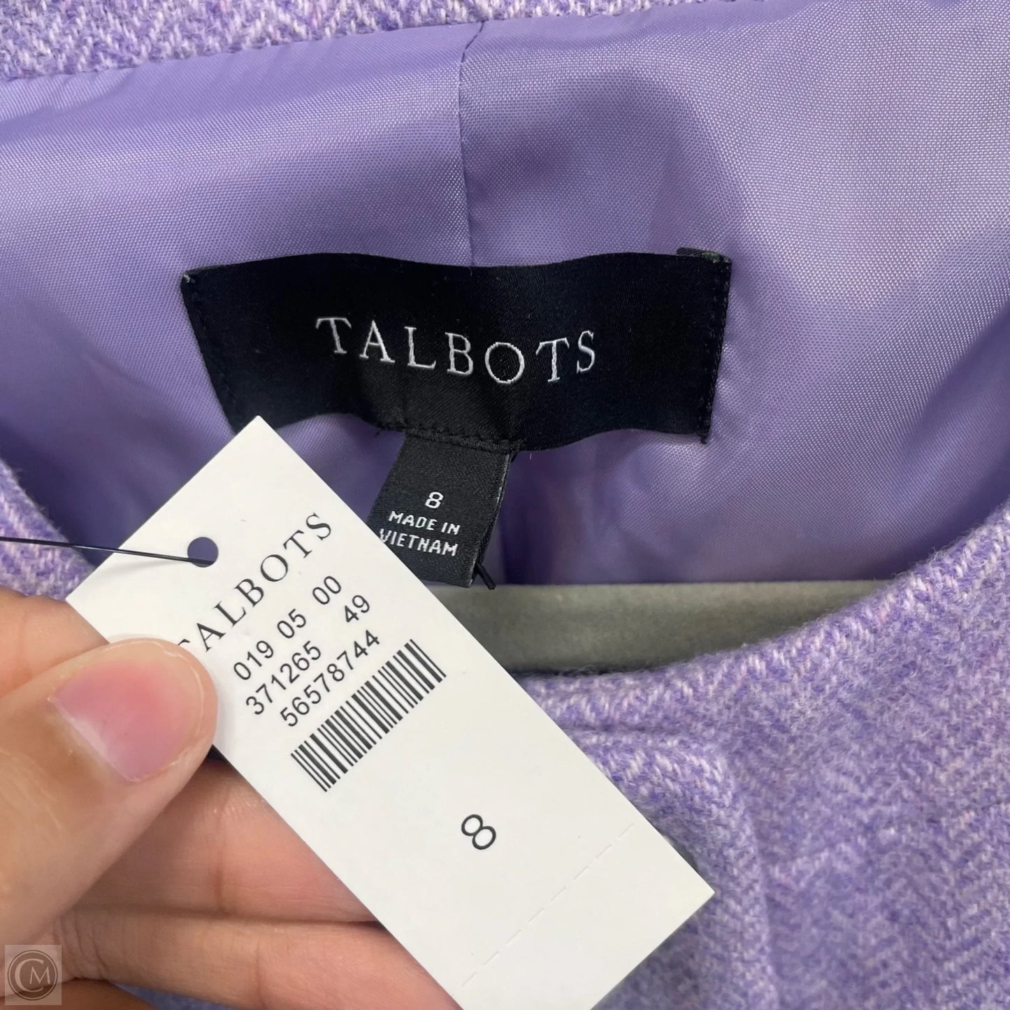 Blazer By Talbots In Purple, Size: 8