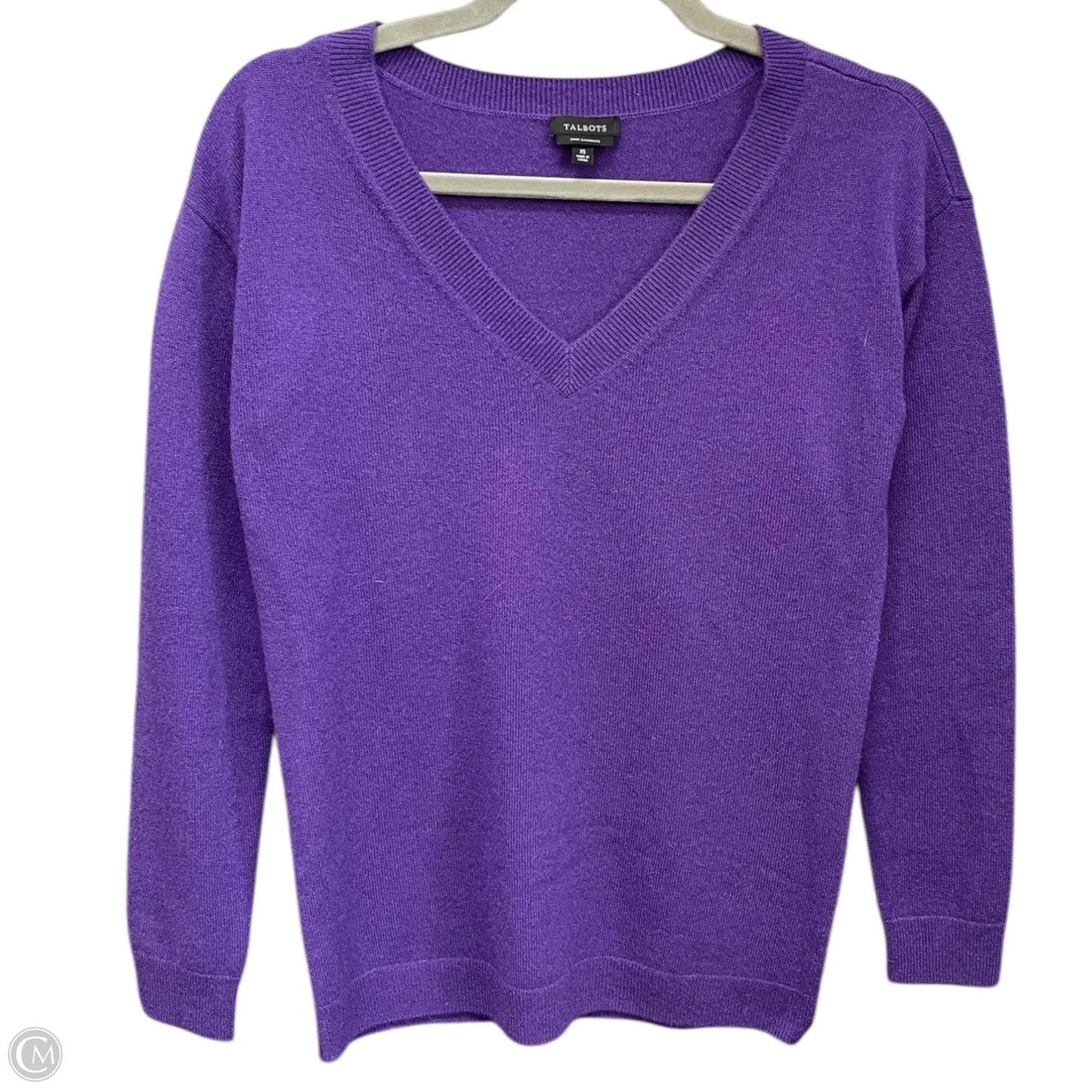 Sweater By Talbots In Purple, Size: Xs