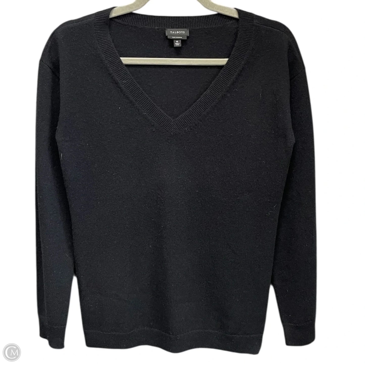 Sweater By Talbots In Black, Size: Xs