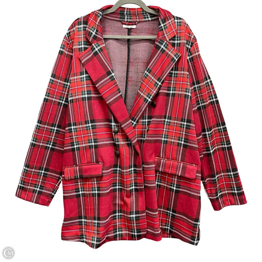 Blazer By Maurices In Red, Size: 2x