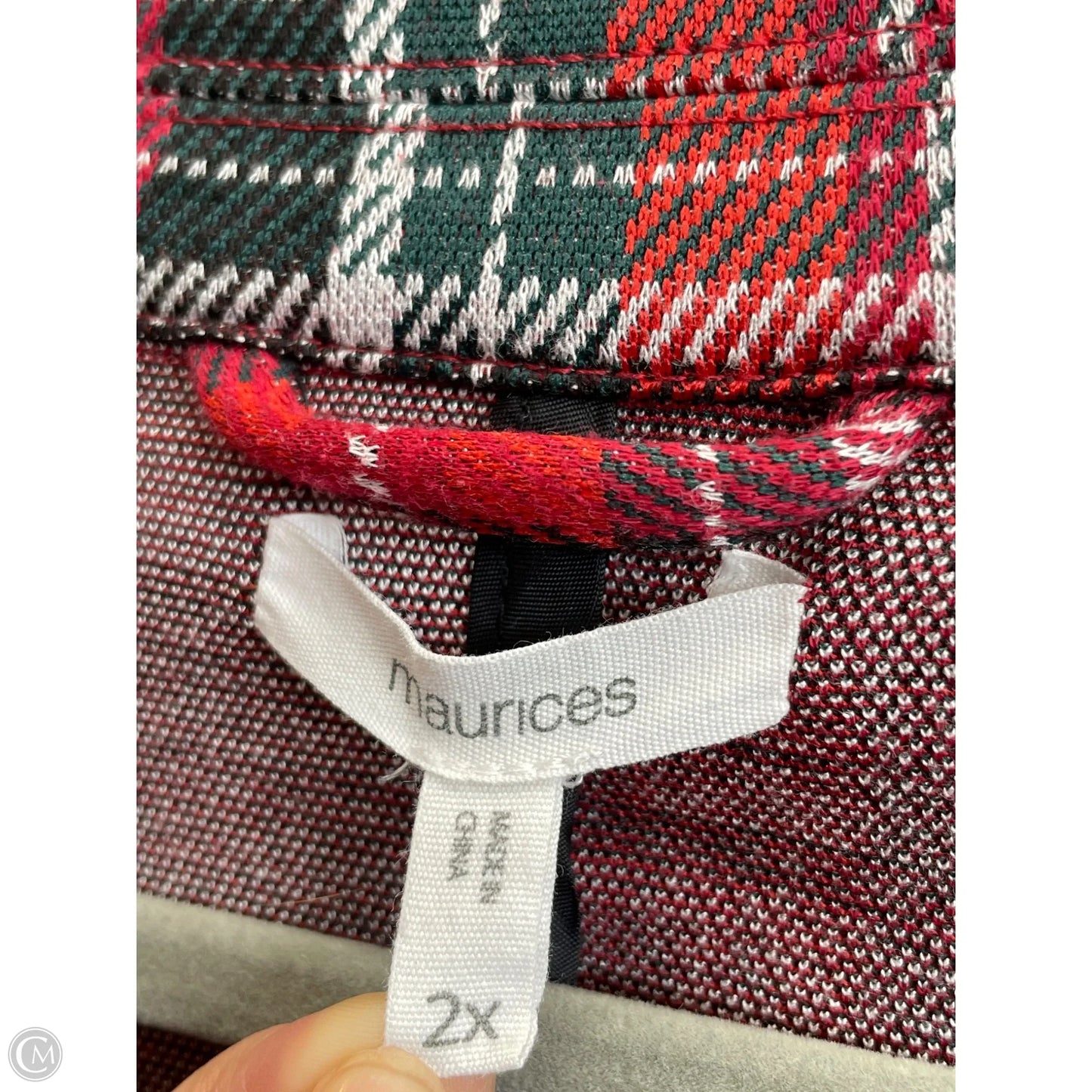 Blazer By Maurices In Red, Size: 2x