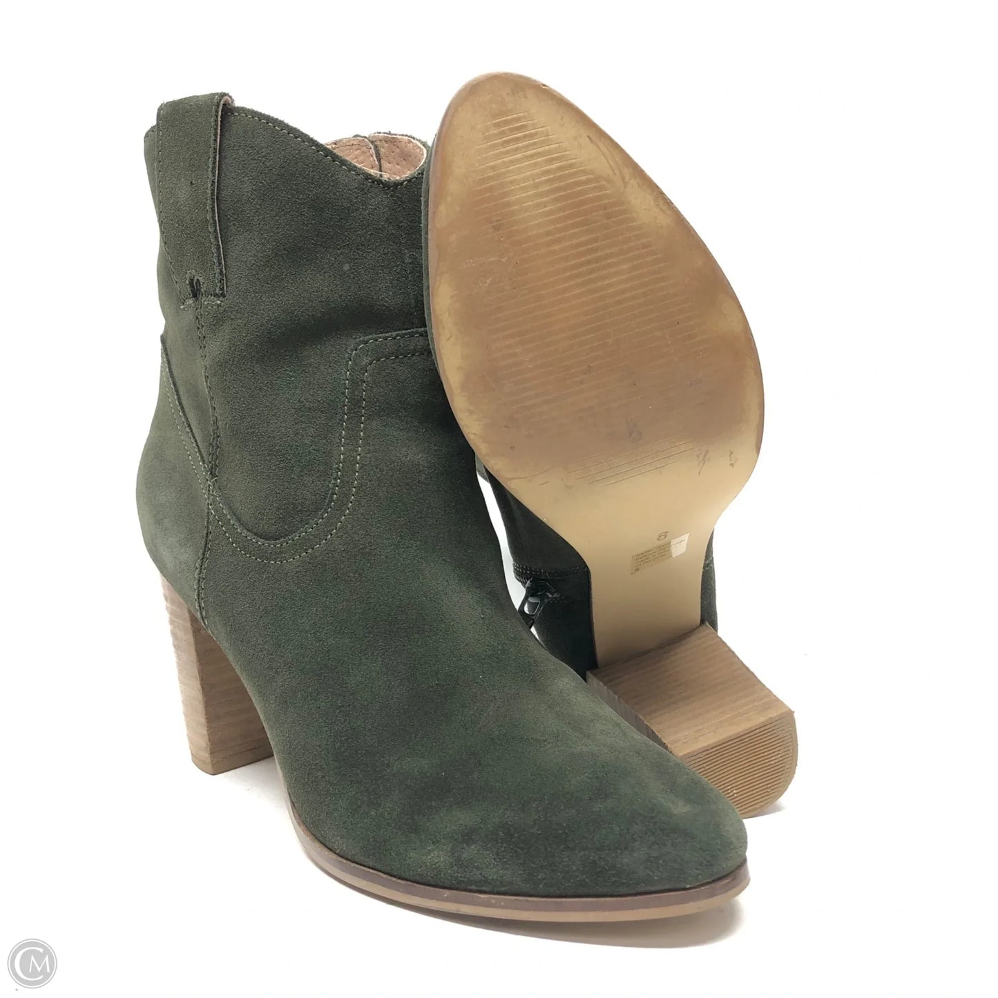 Boots Ankle Heels By Seychelles In Green, Size: 8