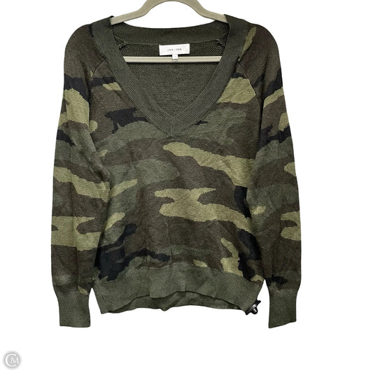 Sweater By John + Jenn In Camouflage Print, Size: S