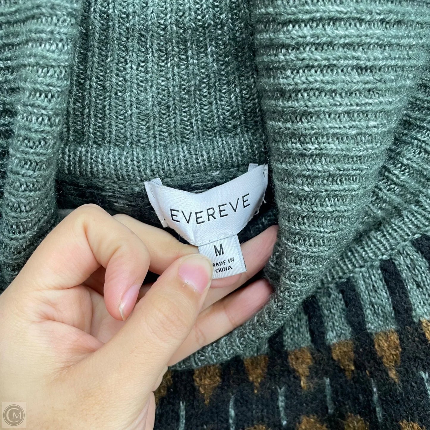 Sweater By Evereve In Green, Size: M