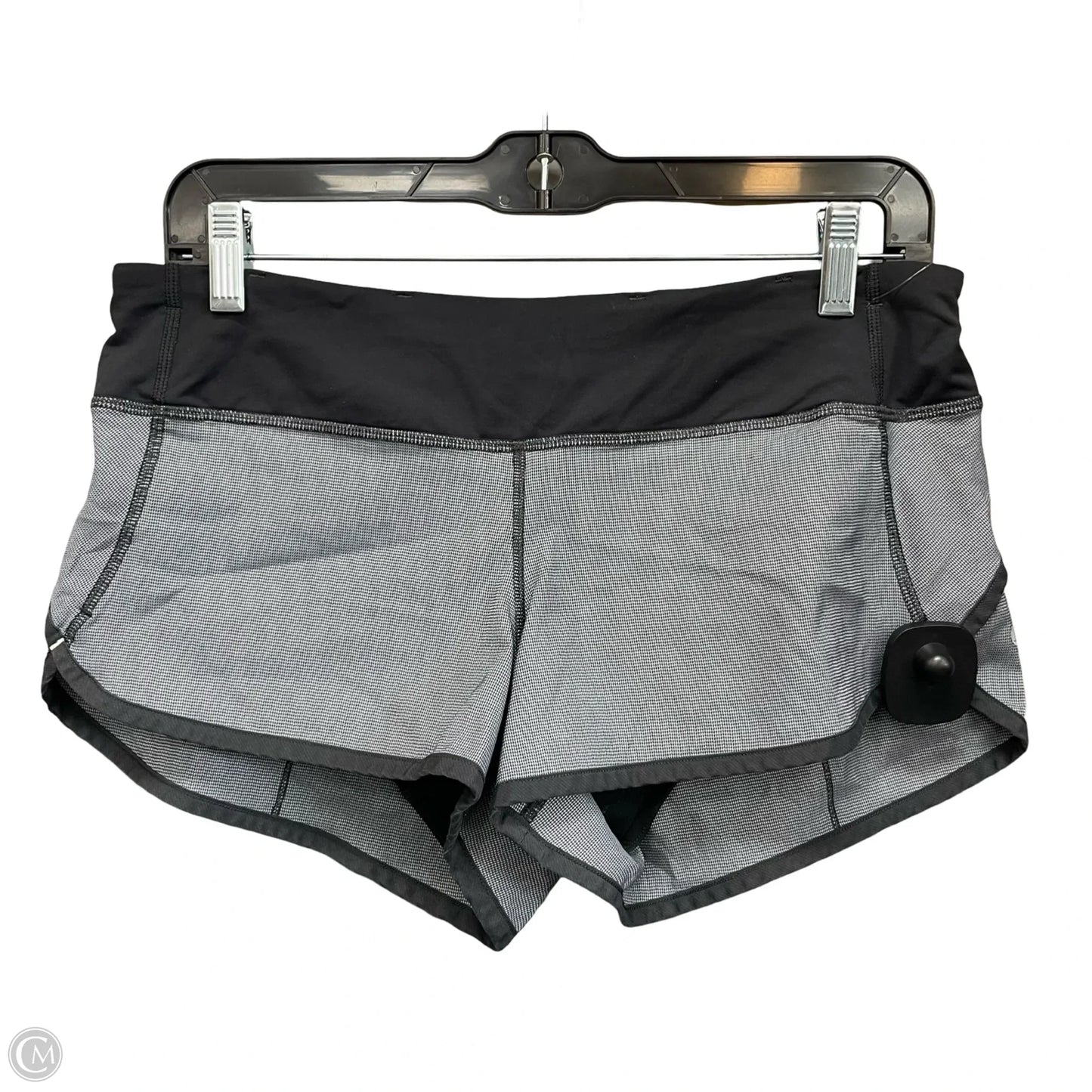 Athletic Shorts By Lululemon In Black & White, Size: 6