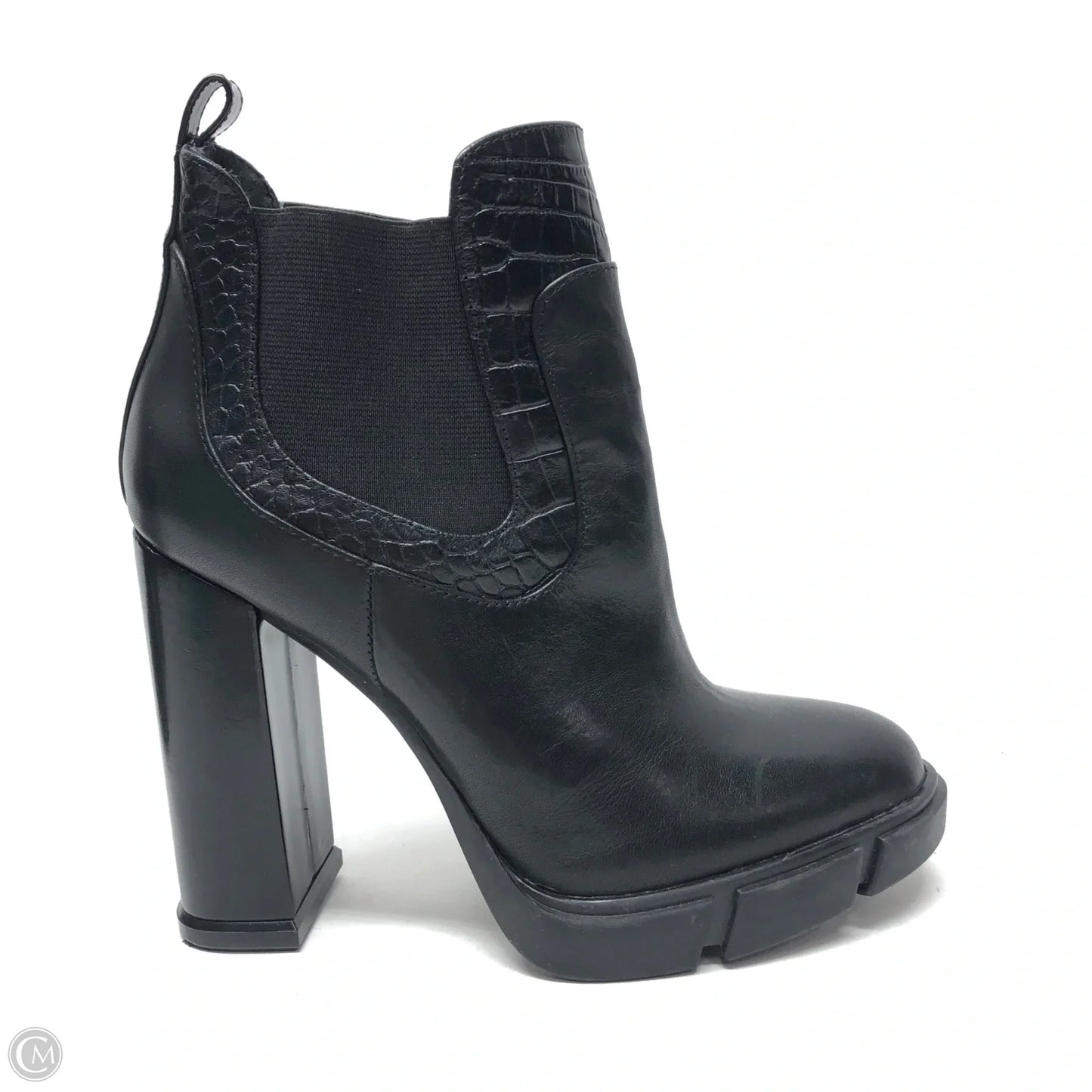 Boots Ankle Heels By Gianni Bini In Black, Size: 8