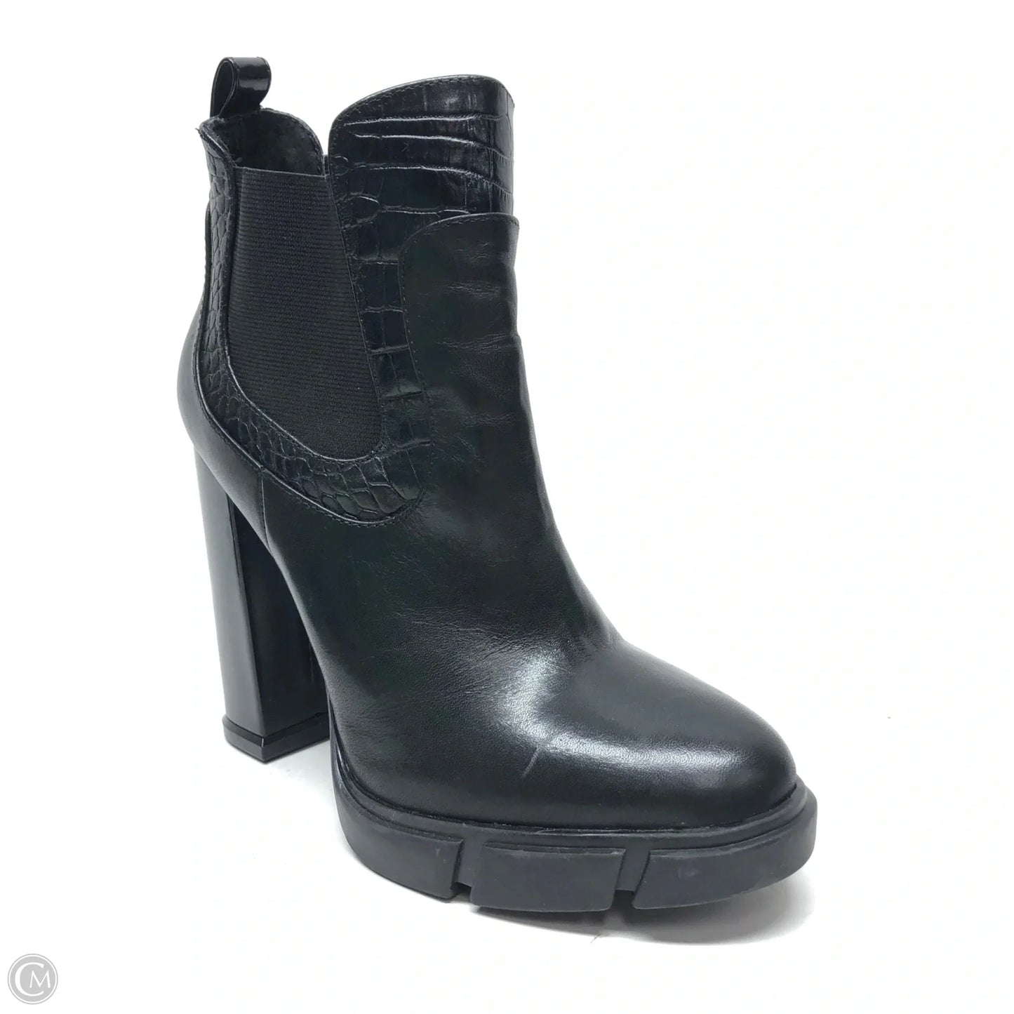 Boots Ankle Heels By Gianni Bini In Black, Size: 8