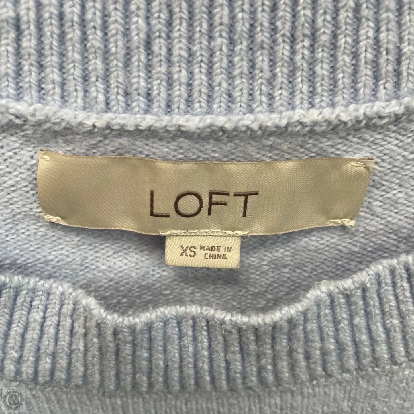 Sweater By Loft In Blue, Size: Xs