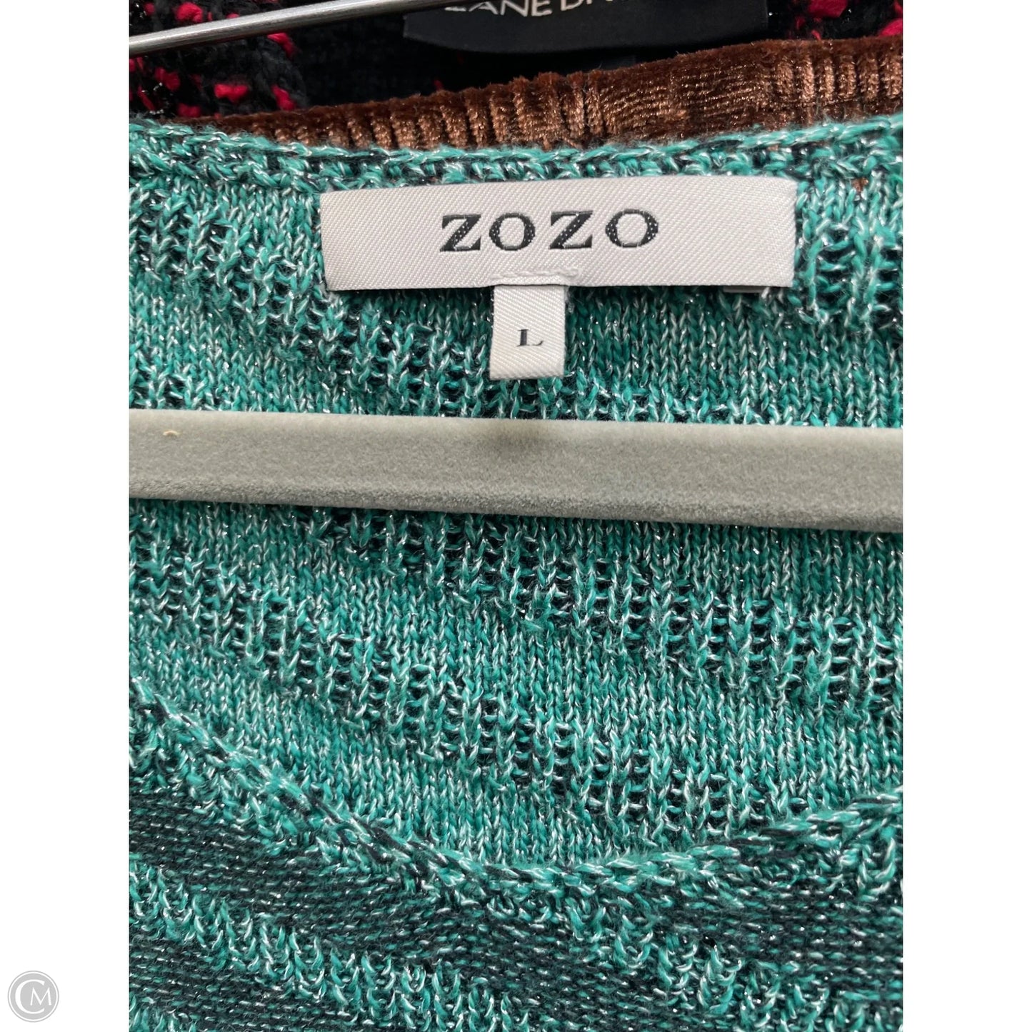 Sweater By Zozo In Teal, Size: L