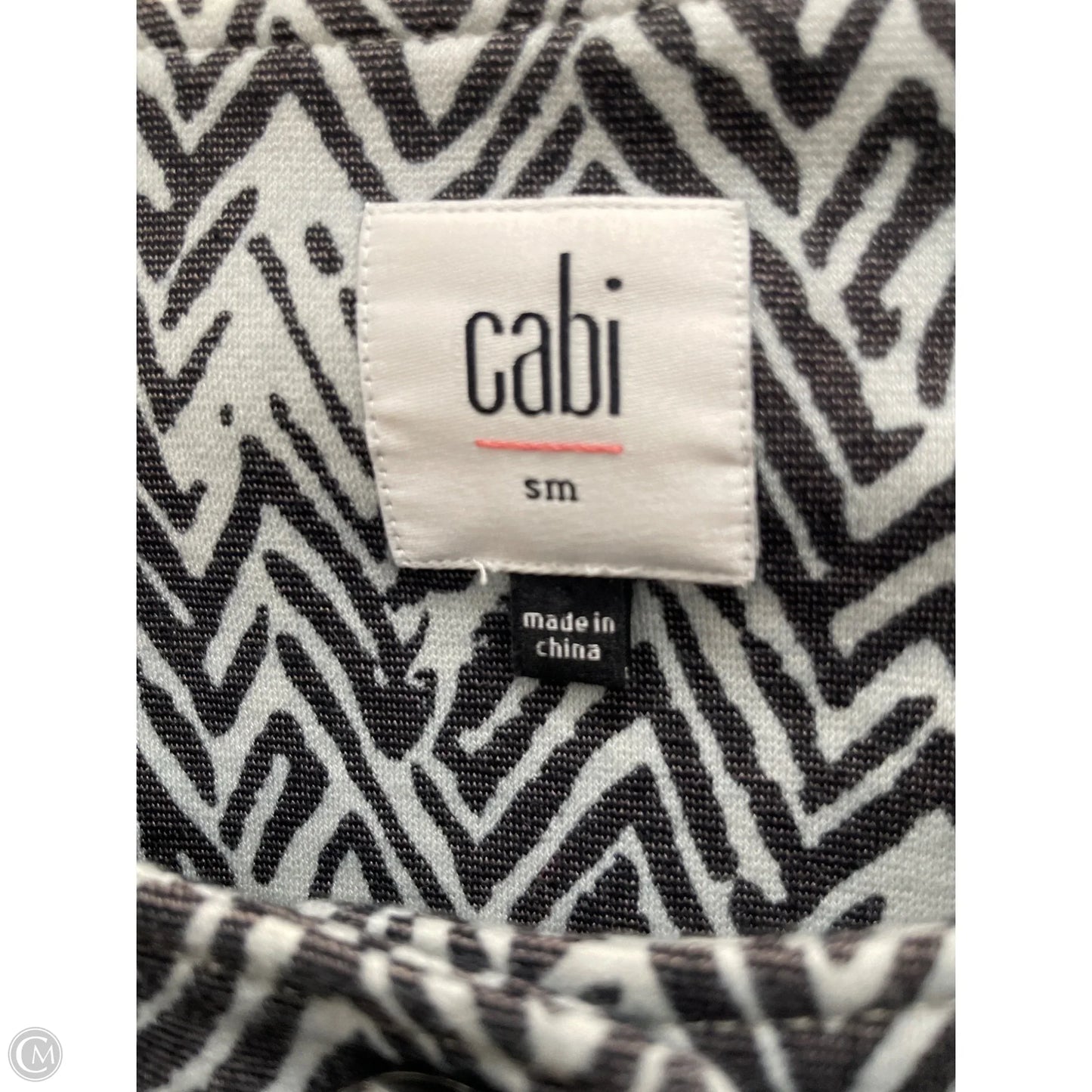 Jacket Other By Cabi In Black & Grey, Size: S