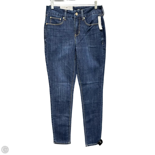 Jeans Skinny By Seven 7 In Blue Denim, Size: 4