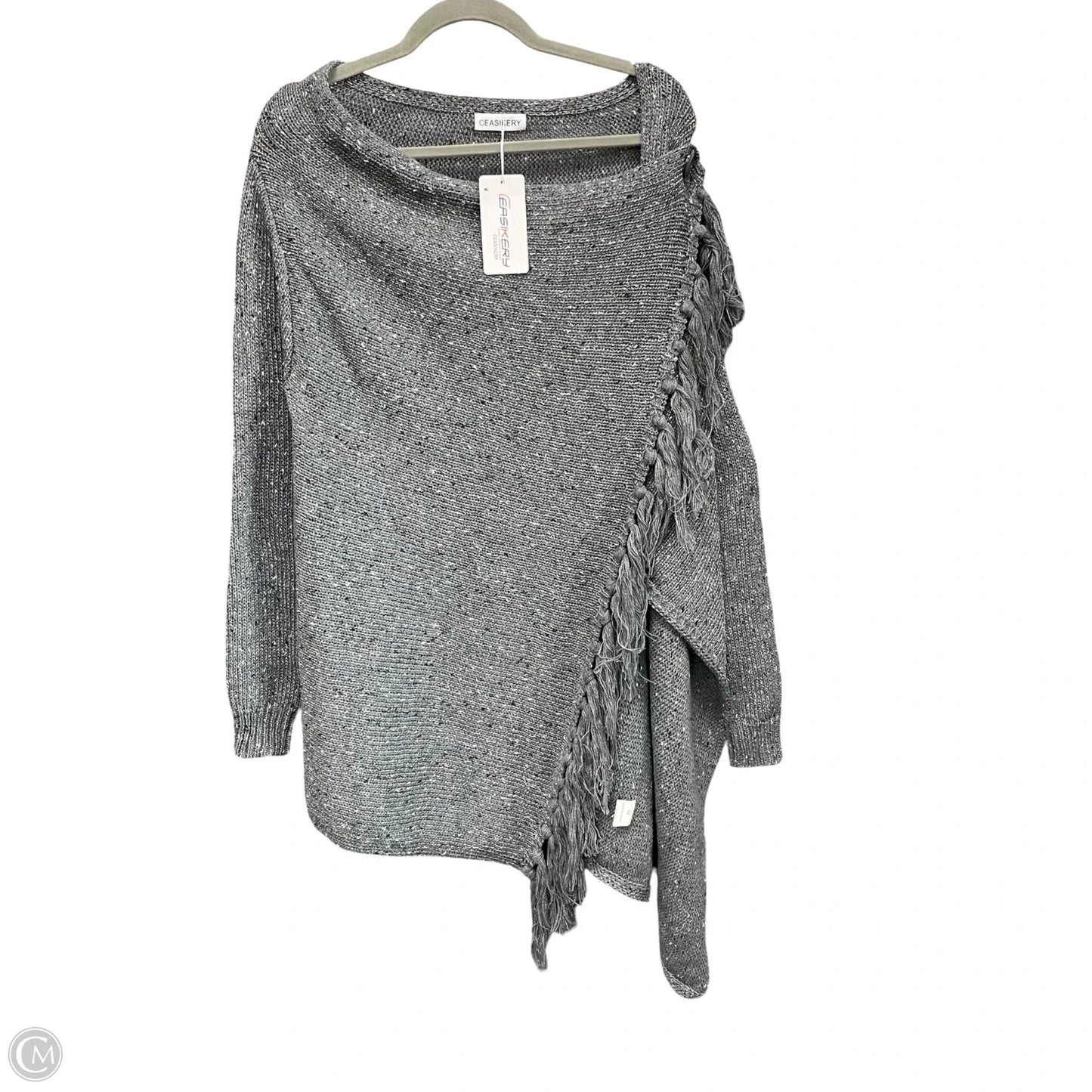 Cardigan By Clothes Mentor In Grey, Size: M