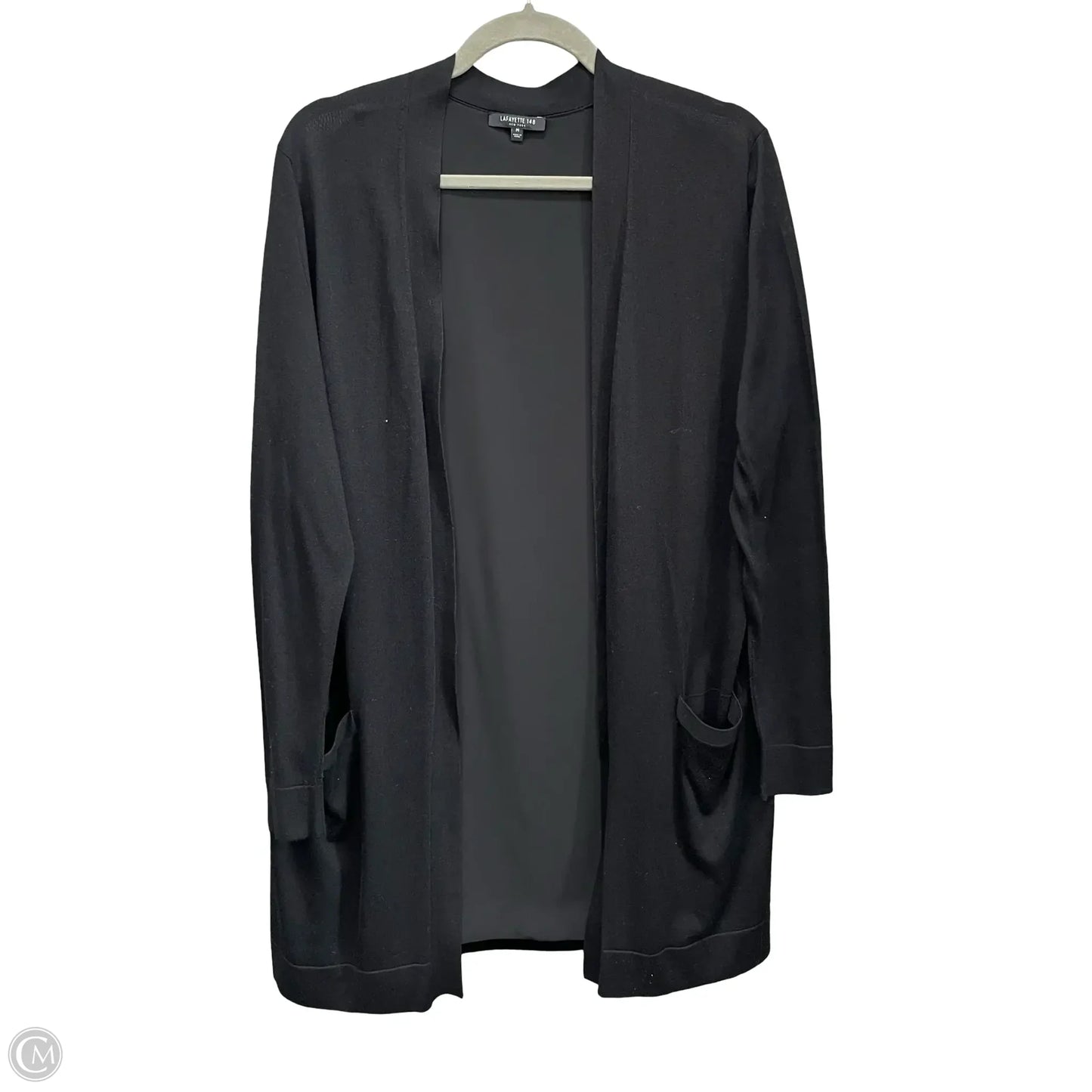 Cardigan Designer By Lafayette 148 In Black, Size: M