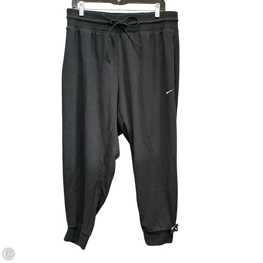 Athletic Pants By Nike In Black, Size: Xl