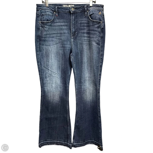Jeans Flared By Idyllwind In Blue Denim, Size: 16