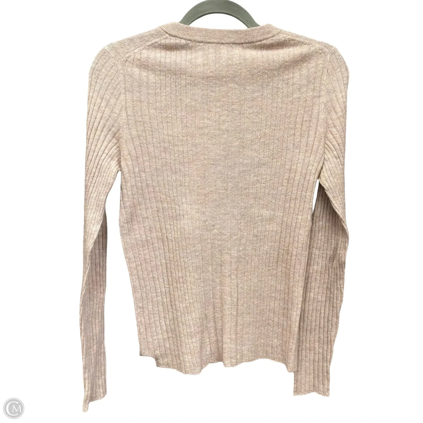 Top Long Sleeve By Madewell In Tan, Size: M