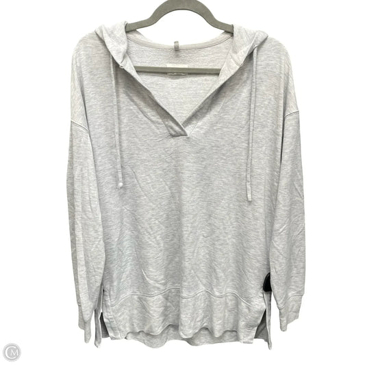 Sweatshirt Hoodie By Lou And Grey In Grey, Size: S