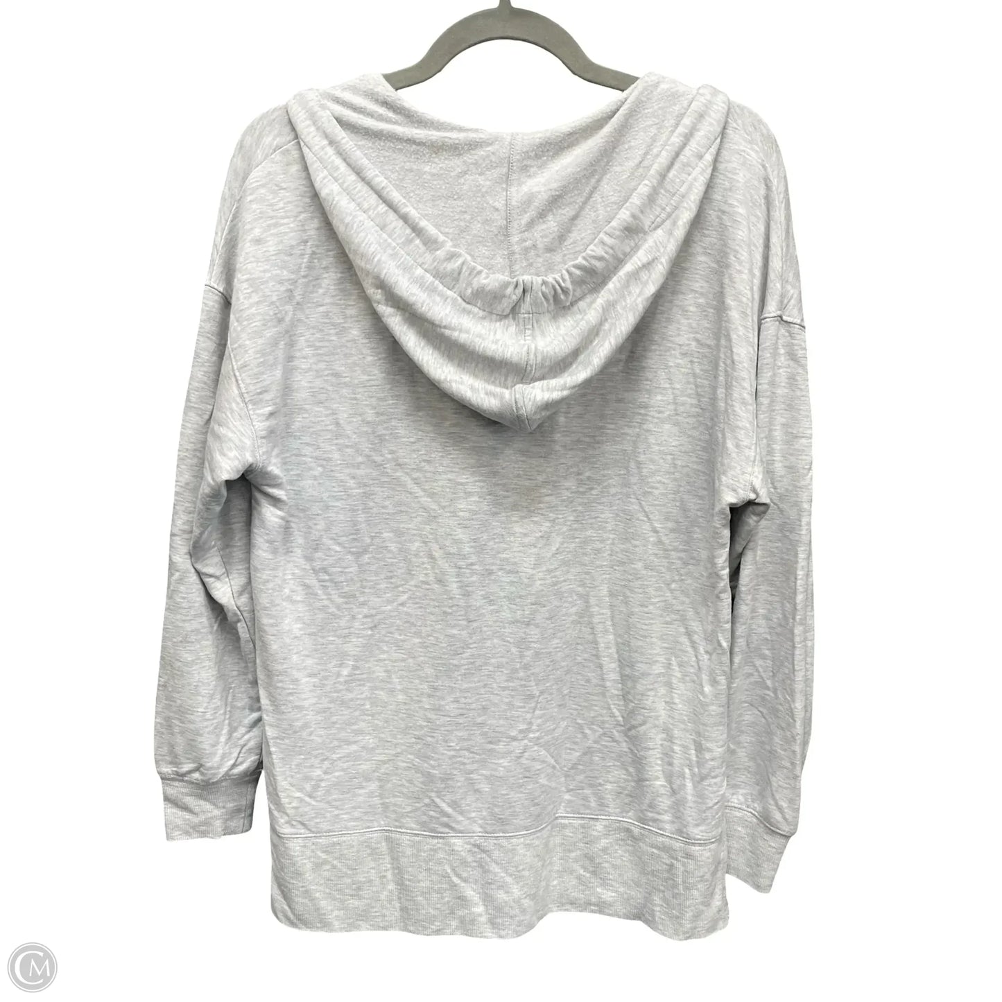 Sweatshirt Hoodie By Lou And Grey In Grey, Size: S