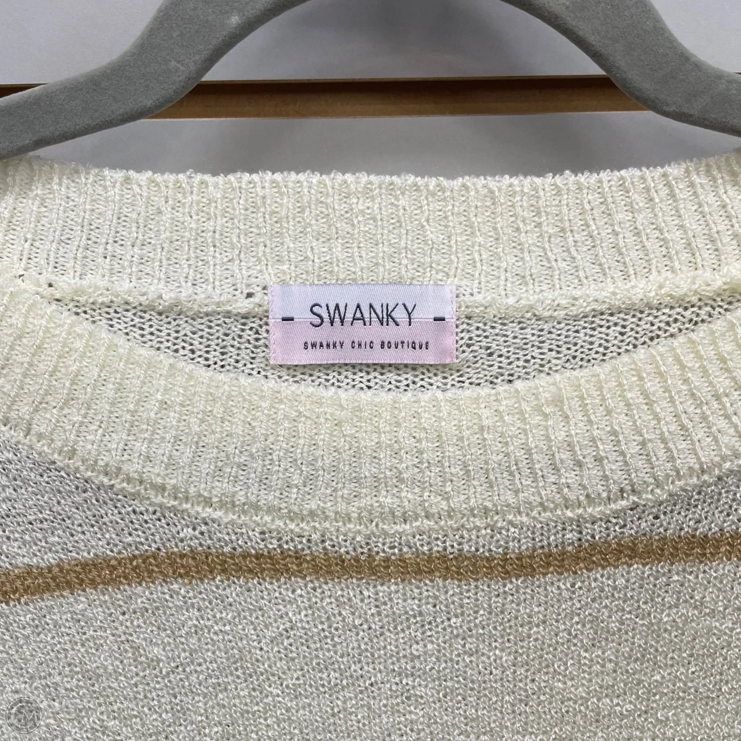 Sweater By Cme In Cream, Size: M