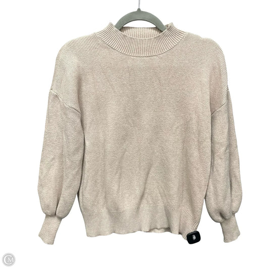 Sweater By Zesica In Tan, Size: S
