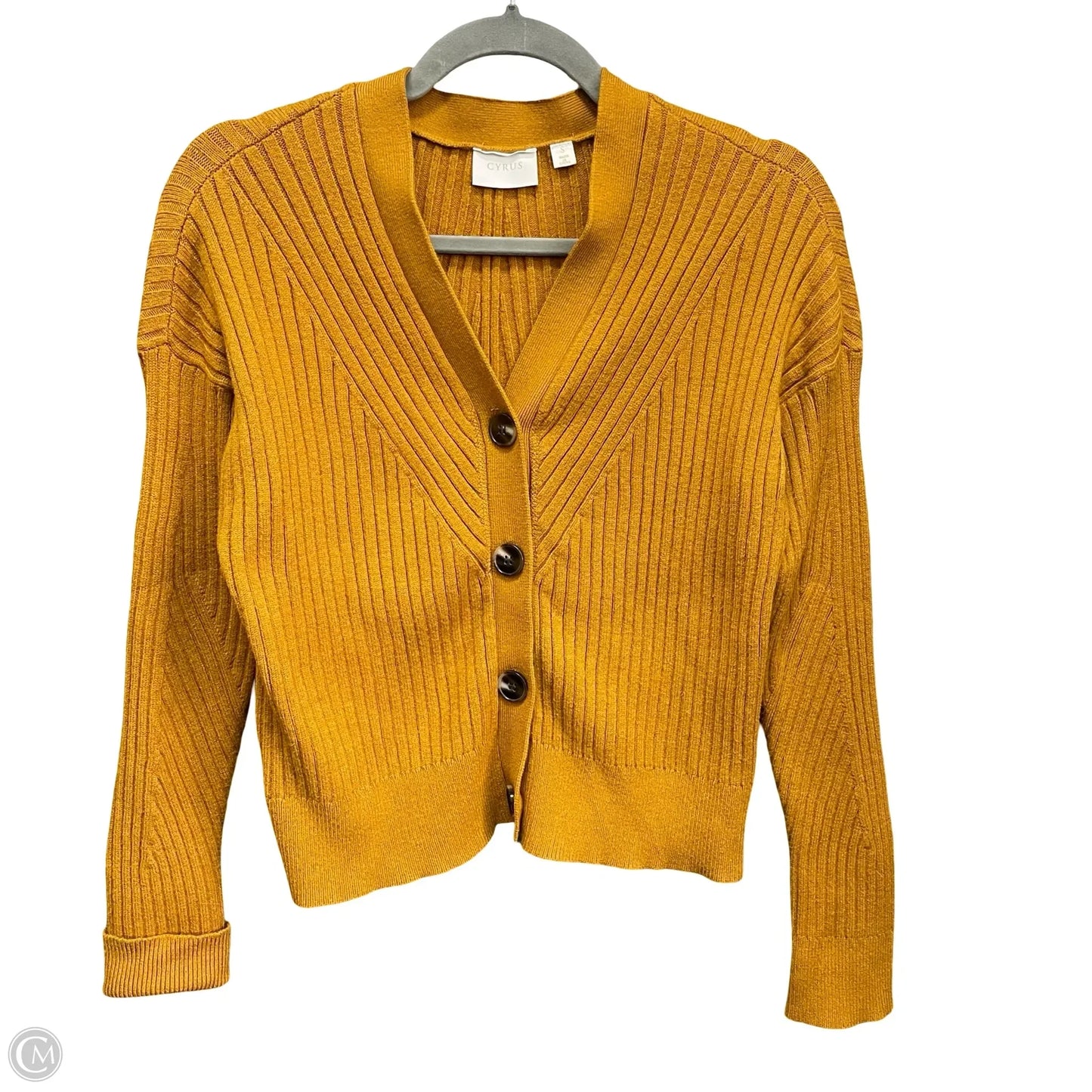 Sweater Cardigan By Cyrus In Orange, Size: S