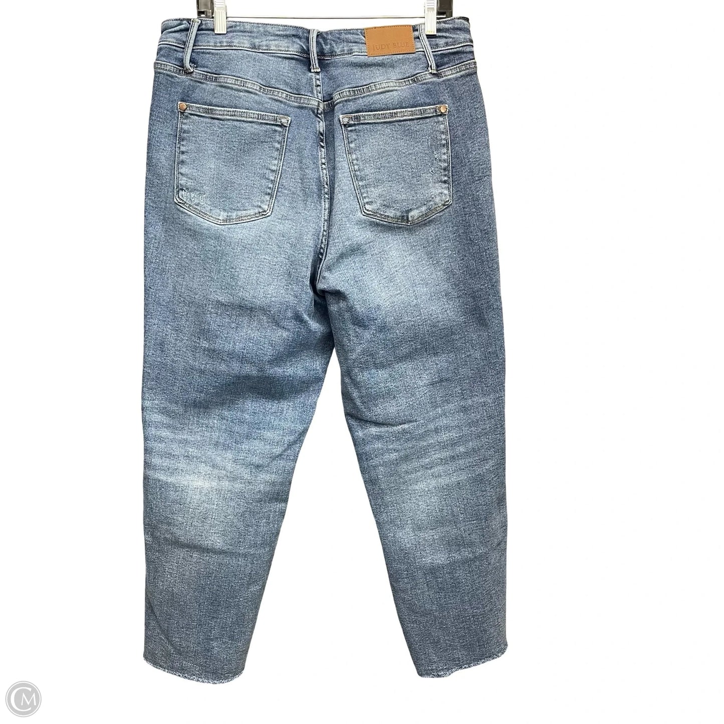 Jeans Straight By Judy Blue In Blue Denim, Size: 14