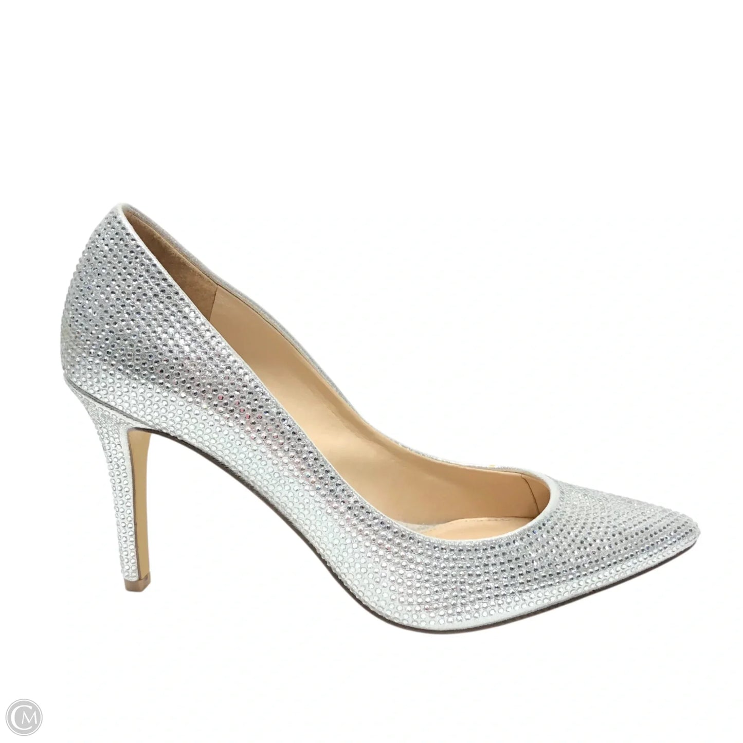 Shoes Heels Stiletto By Jessica Simpson In Silver, Size: 7