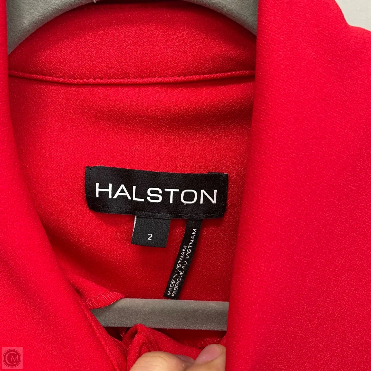 Dress Designer By Halston In Red, Size: 2