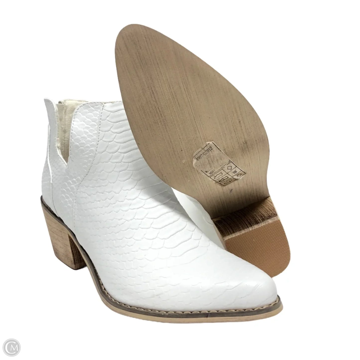 Boots Ankle Heels By Altard State In White, Size: 7