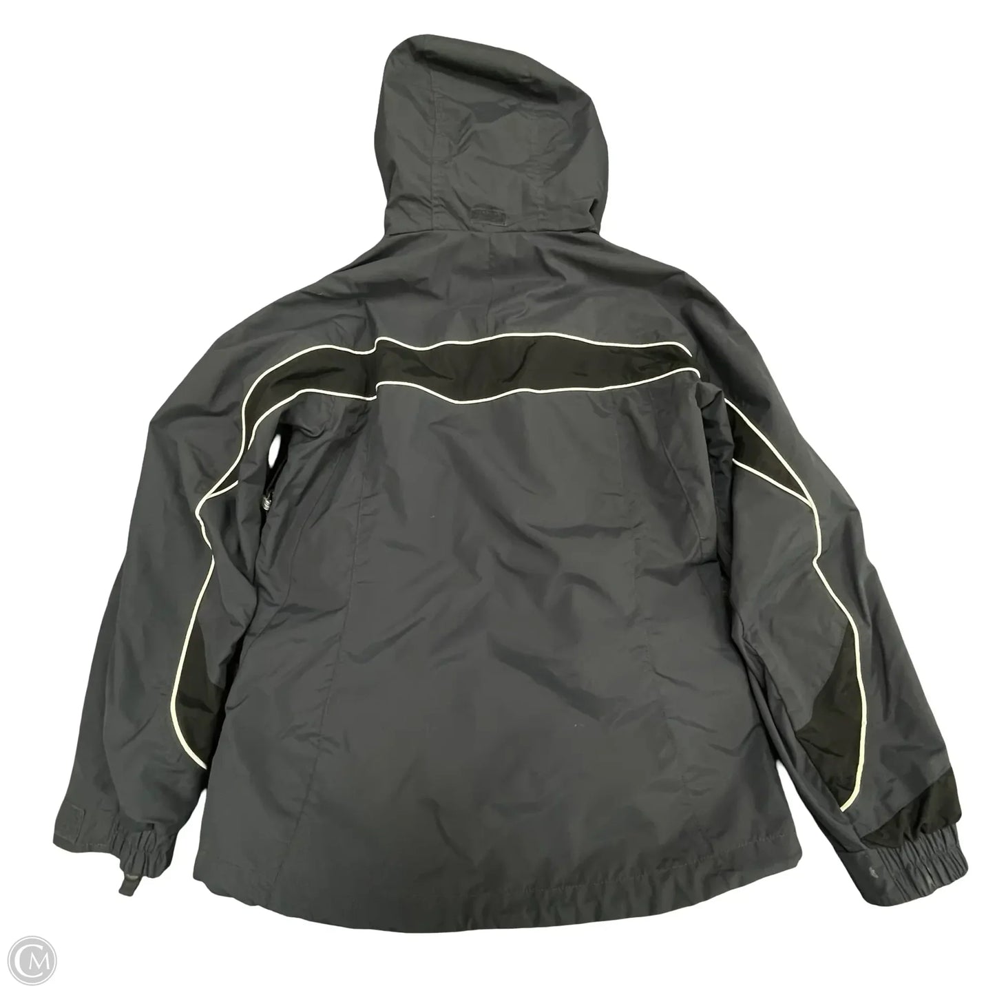 Jacket Windbreaker By Columbia In Grey, Size: S