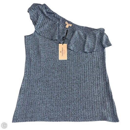 Top Sleeveless By Juicy Couture In Blue, Size: M