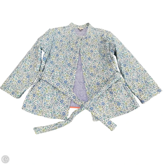 Jacket Puffer & Quilted By St Johns Bay In Blue & White, Size: L