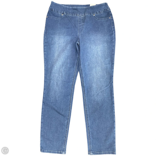 Jeans Jeggings By Chicos In Blue Denim, Size: 14