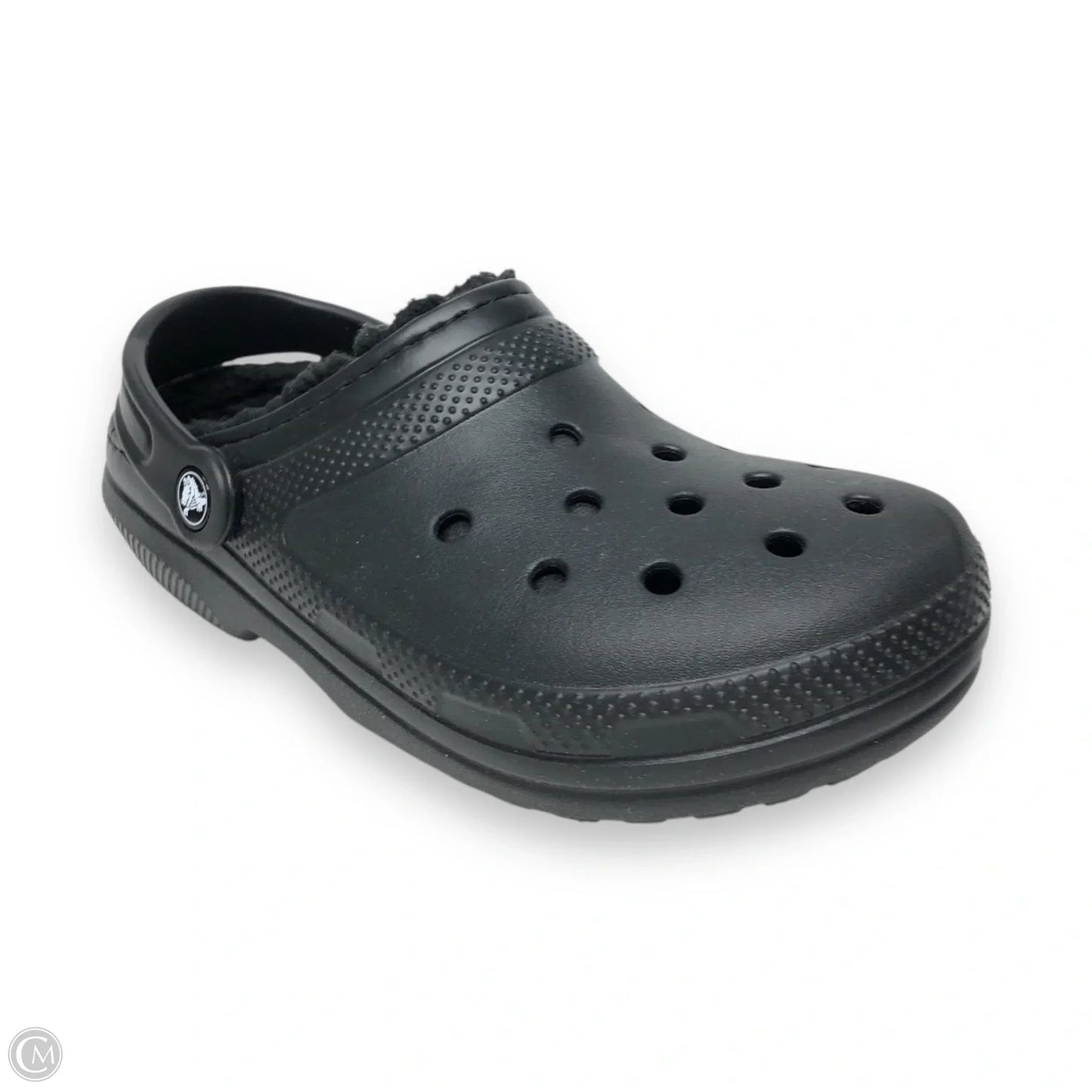Shoes Flats By Crocs In Black, Size: 8