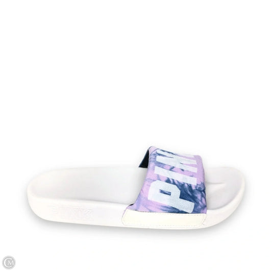 Sandals Flats By Pink In Pink & Purple, Size: 8