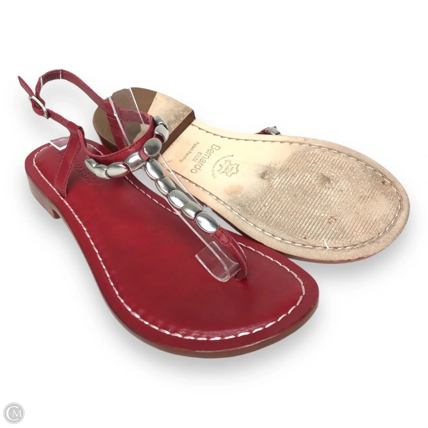 Sandals Flats By Bernardo In Red, Size: 8.5