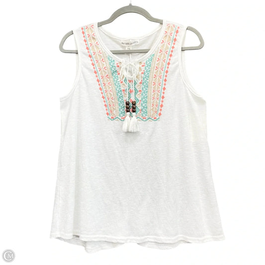 Top Sleeveless By New York Laundry In White, Size: L