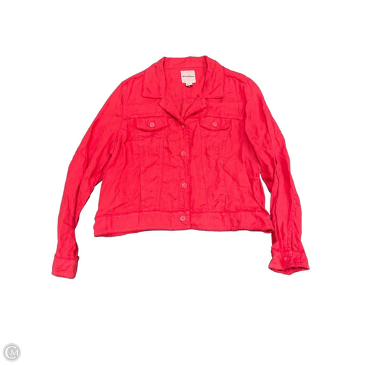 Jacket Shirt By Tommy Bahama In Red, Size: Xl