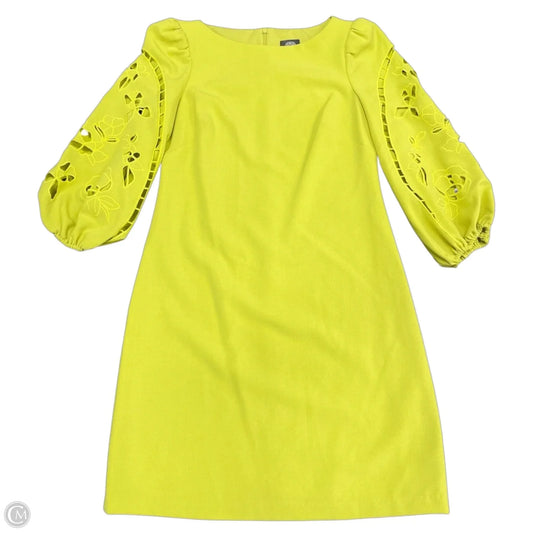 Dress Casual Short By Vince Camuto In Chartreuse, Size: 4