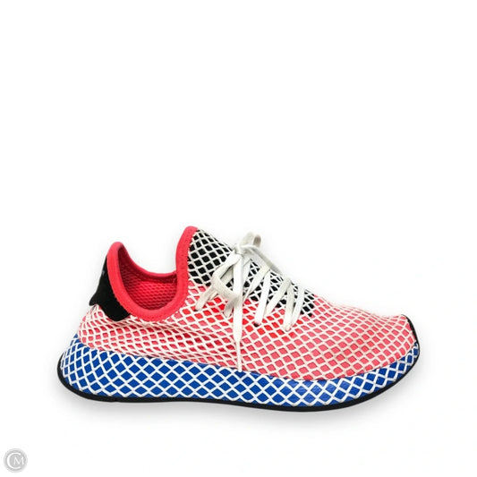 Shoes Athletic By Adidas In Blue & Red & White, Size: 6.5