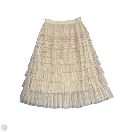 Skirt Midi By Doe & Rae In Tan, Size: L