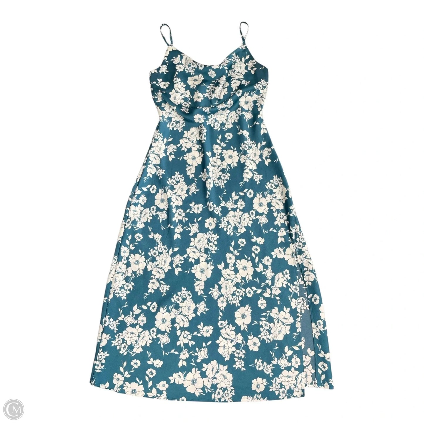 Dress Casual Maxi By Inspired Hearts In Teal, Size: L
