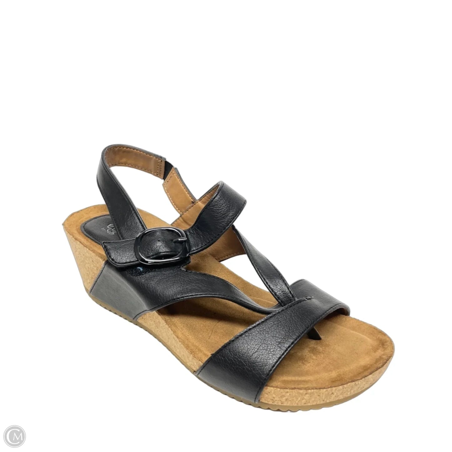 Sandals Heels Wedge By Sofft In Black, Size: 10